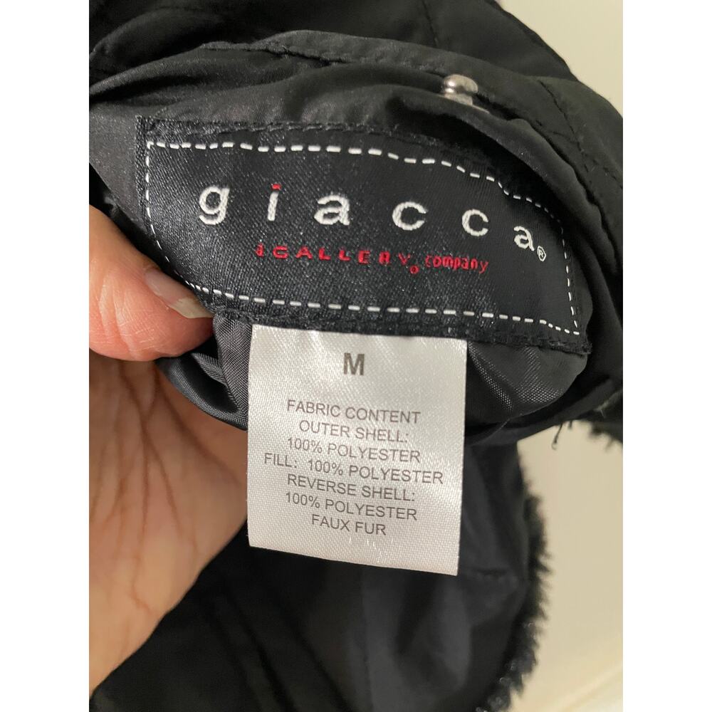 Giacca Reversible Vest Faux Fur Size Medium - Picture 10 of 10